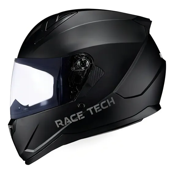 Capacete Race Tech Cor Preto Fosco Tamanho do capacete 58 Foto 1