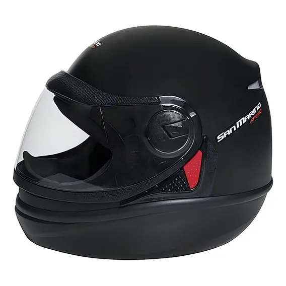 Capacete San Marino Speed Classic Preto Fosco Tam 58 Foto 1