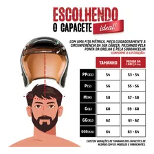 Capacete San Marino Taurus Automático Grafic Preto Brilho 58 Mais Viseira Fume Foto mini 4