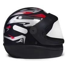 Capacete San Marino Taurus Automatico Motociclista Motoqueir Cor Preto Desenho Tradicional Tamanho do capacete 62 Foto mini  3