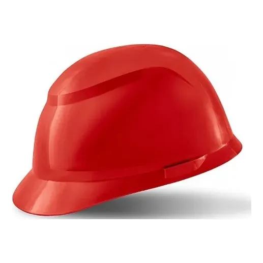 Capacete Segurança Epi Branco Com Carneira Selo Inmetro Ca Cor Vermelho Foto 1