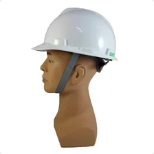 Capacete Segurança Msa V-gard Com Carneira Jugular Push Key Cor Branco Foto mini 4