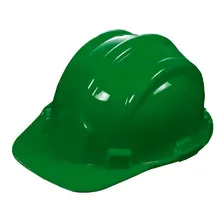 Capacete Segurança Obra Com Carneira Plastcor Cores Epi Cor Verde Foto mini 1
