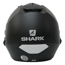 Capacete Shark Evo Es Blank Preto Fosco Articulado Foto  mini 1