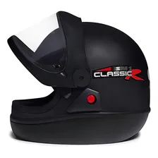 Capacete Taurus San Marino Classic Preto Fosco Tamanho 60 Foto mini 1