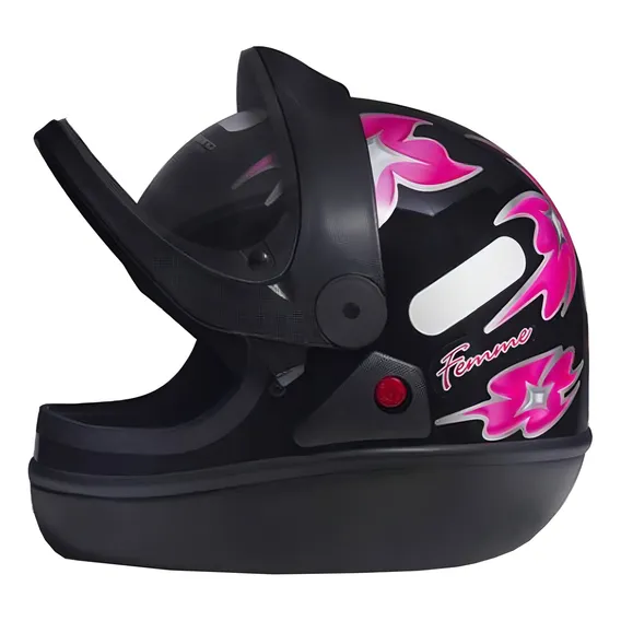 Capacete Taurus San Marino Femme Preto Tamanho 56 Foto 1