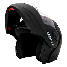 Capacete Taurus Zarref Preto Fosco Articulado / Robocop Cor Preto-fosco Tamanho do capacete 60 Foto  mini 1