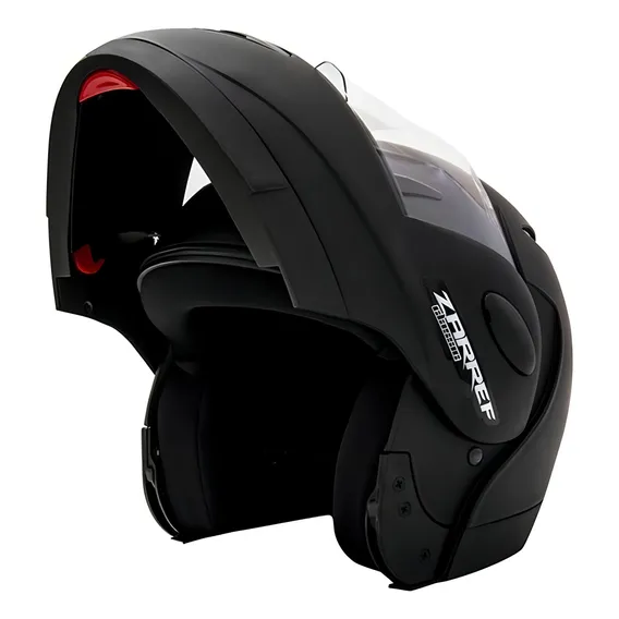 Capacete Taurus Zarref Preto Fosco Articulado / Robocop Cor Preto-fosco Tamanho do capacete 60 Foto 1