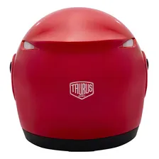 Capacete Taurus Zarref V4 Escamoteável Retrátil Robocop Cor Vermelho Tamanho do capacete 56 Foto mini 4