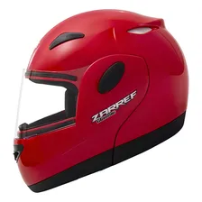 Capacete Taurus Zarref V4 Escamoteável Retrátil Robocop Cor Vermelho Tamanho do capacete 56 Foto mini 2