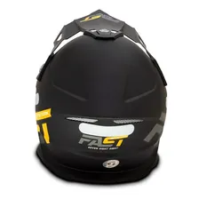 Capacete Trilha Off Road Motocross Fast Solid Tam 56 58 60 Foto mini 3