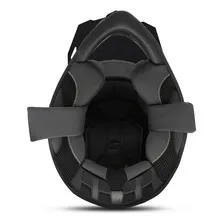 Capacete Trilha Off Road Motocross Fast Solid Tam 56 58 60 Foto mini 2
