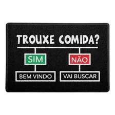 Capacho Divertido Trouxe Comida Decoração Criativa Foto mini 1