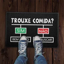 Capacho Divertido Trouxe Comida Decoração Criativa Foto mini 2