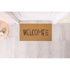 Capacho Para Entrada Vinil Carimbo Welcome 40cmx75cm Kapazi Foto mini 4