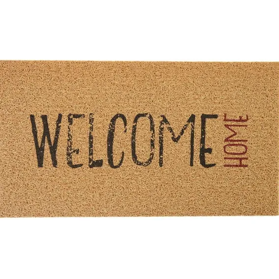 Capacho Para Entrada Vinil Carimbo Welcome 40cmx75cm Kapazi Foto 1