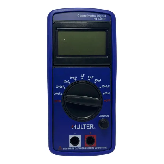 Capacimetro Digital Profissional 20mf (20000uf) Hulter Foto 1