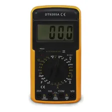 Capacimetro Multímetro Digital Profissional Dt9205a Bateria Foto mini  3