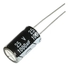 Capacitor 1000uf 25v * 105° * Kit C/50 Pçs Foto mini 1