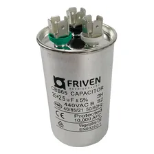 Capacitor 25 + 2,5 Uf 440v Duplo Foto  mini 1