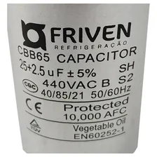 Capacitor 25 + 2,5 Uf 440v Duplo Foto mini  2