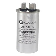 Capacitor Cbb65 Gallant 20mf +-5% 380 Vac Gcp20s00a-ix380 Foto mini 1