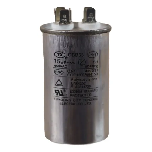 Capacitor Compressor 15uf Komeco 450 VCA Foto 1