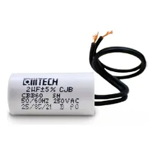 Capacitor De Partida Acv 2 Fios 2uf X 250v - Kit 06 Pçs Foto  mini 1
