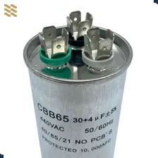 Capacitor Duplo 30+4uf 440v Cbb65 Friven Foto mini  2