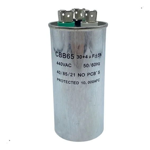 Capacitor Duplo 30+4uf 440v Cbb65 Friven Foto 1