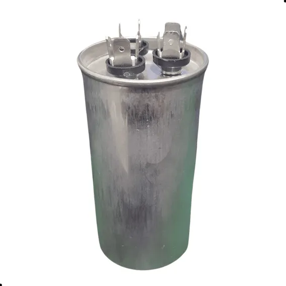 Capacitor Duplo 55+5 Uf Para Ar Condicionado Split 380v Foto 1
