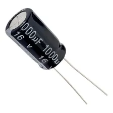 Capacitor Eletrolítico 1000uf 16v - 10 Peças Foto mini 2