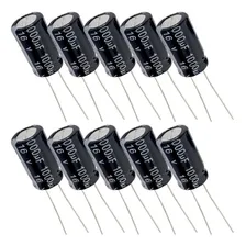 Capacitor Eletrolítico 1000uf 16v - 10 Peças Foto mini 1