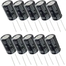 Capacitor Eletrolítico 1000uf 35v - 10 Peças Foto mini 2