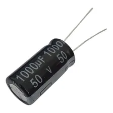 Capacitor Eletrolítico 1000uf 50v - 10 Peças Foto mini 3