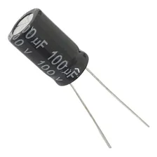 Capacitor Eletrolítico 100uf 100v - 10 Peças Foto mini 4