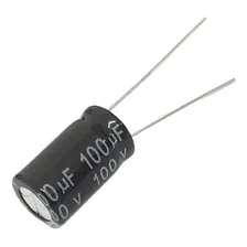 Capacitor Eletrolítico 100uf 100v - 10 Peças Foto mini  3