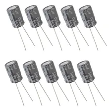 Capacitor Eletrolítico 100uf 50v - 10 Peças Foto  mini 1