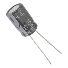 Capacitor Eletrolítico 100uf 50v - 10 Peças Foto mini  3