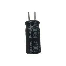 Capacitor Eletrolítico 100uf X 16v - Kit Com 10 Peças Foto mini 2