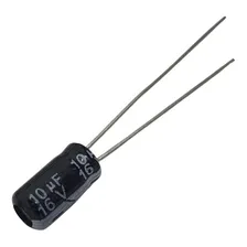 Capacitor Eletrolítico 10uf 16v - 10 Peças Foto mini 4