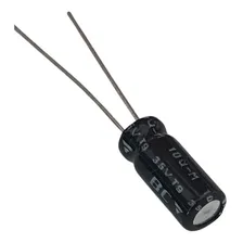 Capacitor Eletrolítico 10uf 35v - 10 Peças Foto mini 2