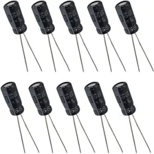 Capacitor Eletrolítico 10uf 50v - 10 Peças Foto  mini 1