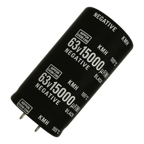 Capacitor Eletrolitico 15000x63v - 15000uf X 63v 105º Graus Foto 1