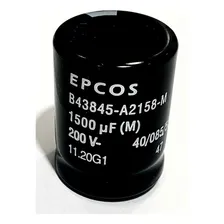 Capacitor Eletrolitico 1500UF-200V Foto mini 1