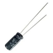 Capacitor Eletrolítico 1uf 50v - 10 Peças Foto mini 4