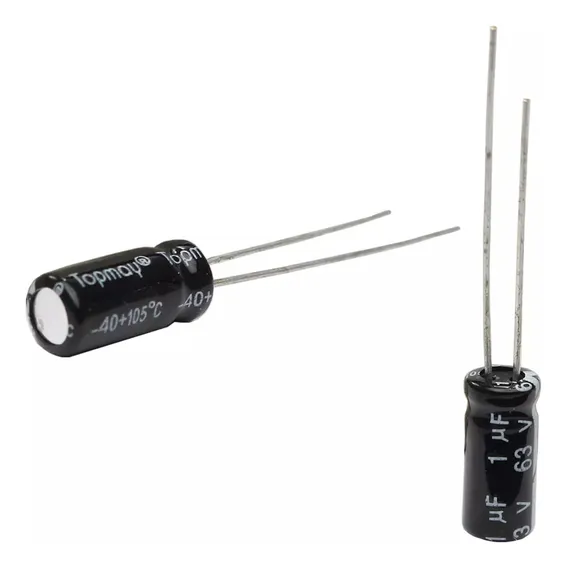Capacitor Eletrolitico 1uf X 63v (20 Peças) Imediato Foto 1