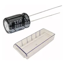 Capacitor Eletrolitico 2,2uf X 250v (10 Peças) - 105 Foto mini 2
