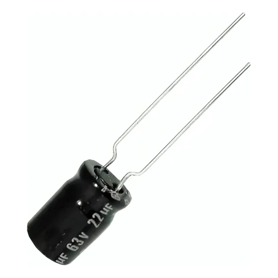 Capacitor Eletrolitico 2,2uf X 63v (10 Peças) - 105 Foto 1