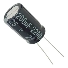 Capacitor Eletrolítico 2200uf 25v - 10 Peças Foto mini  2